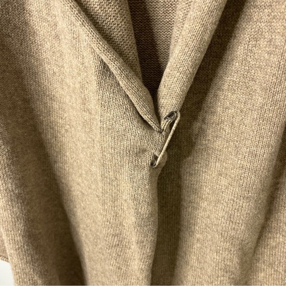 Vince Cardigan Hooded Sweater Tan Size Small Open Front - Picture 3 of 6